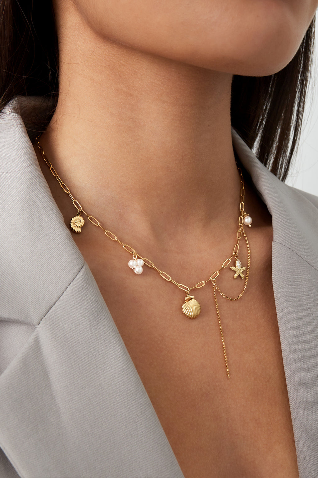 collier coquillage