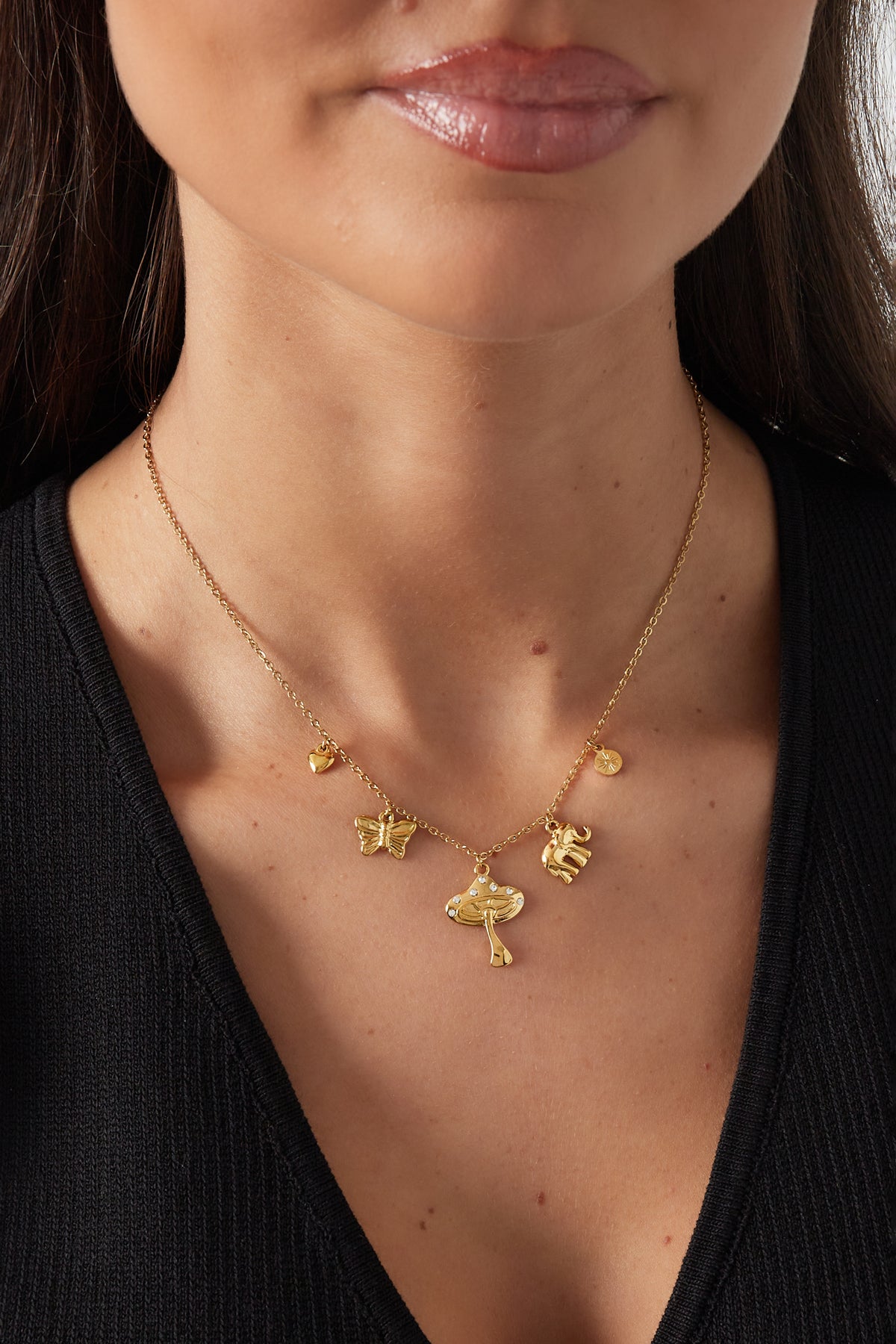 collier à breloques énergie angélique