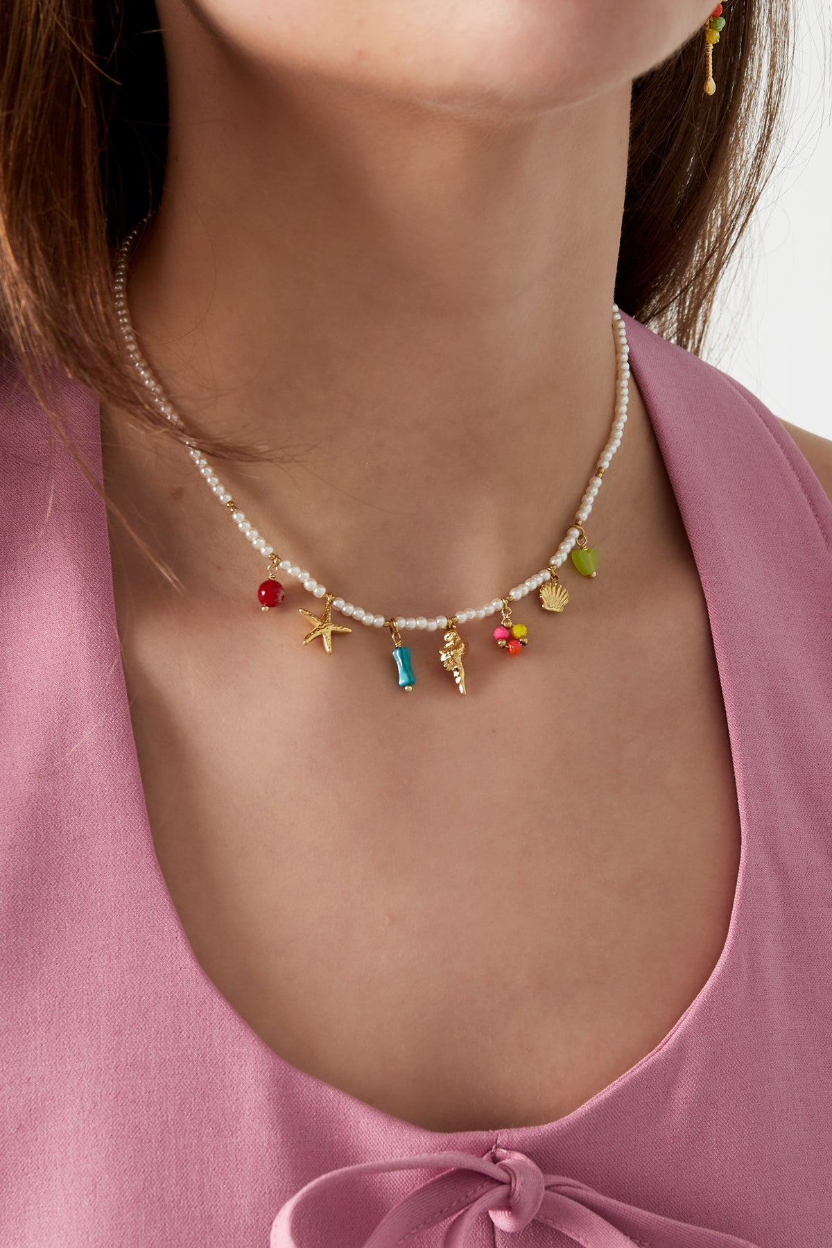 collier colCouleur Oré - Couleur Or blanc