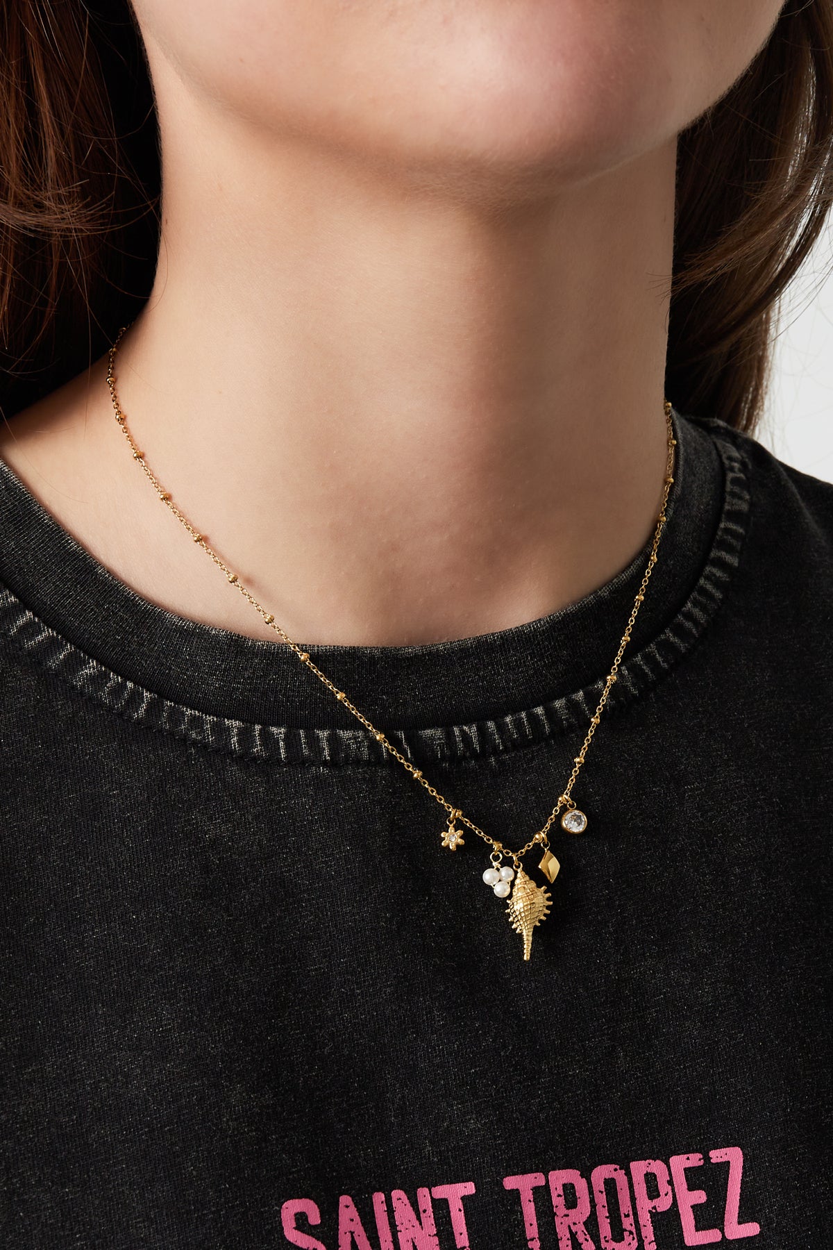 collier à breloques côtières