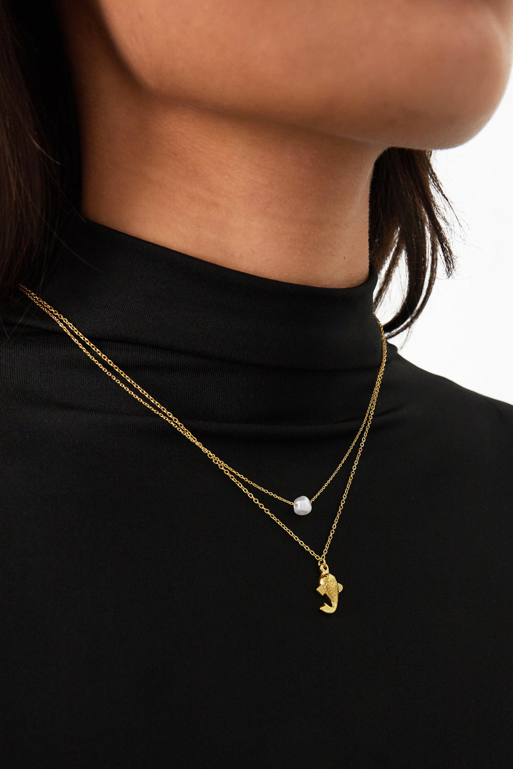 Collier poisson et perle