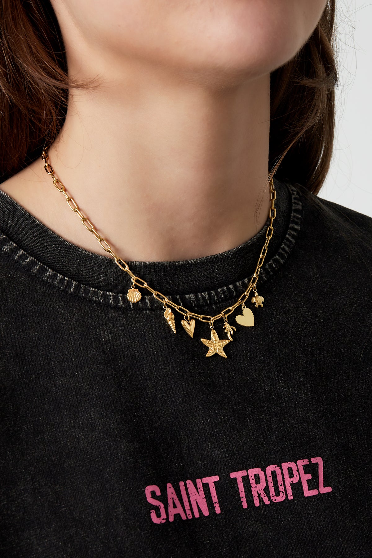 collier à breloques beach babe