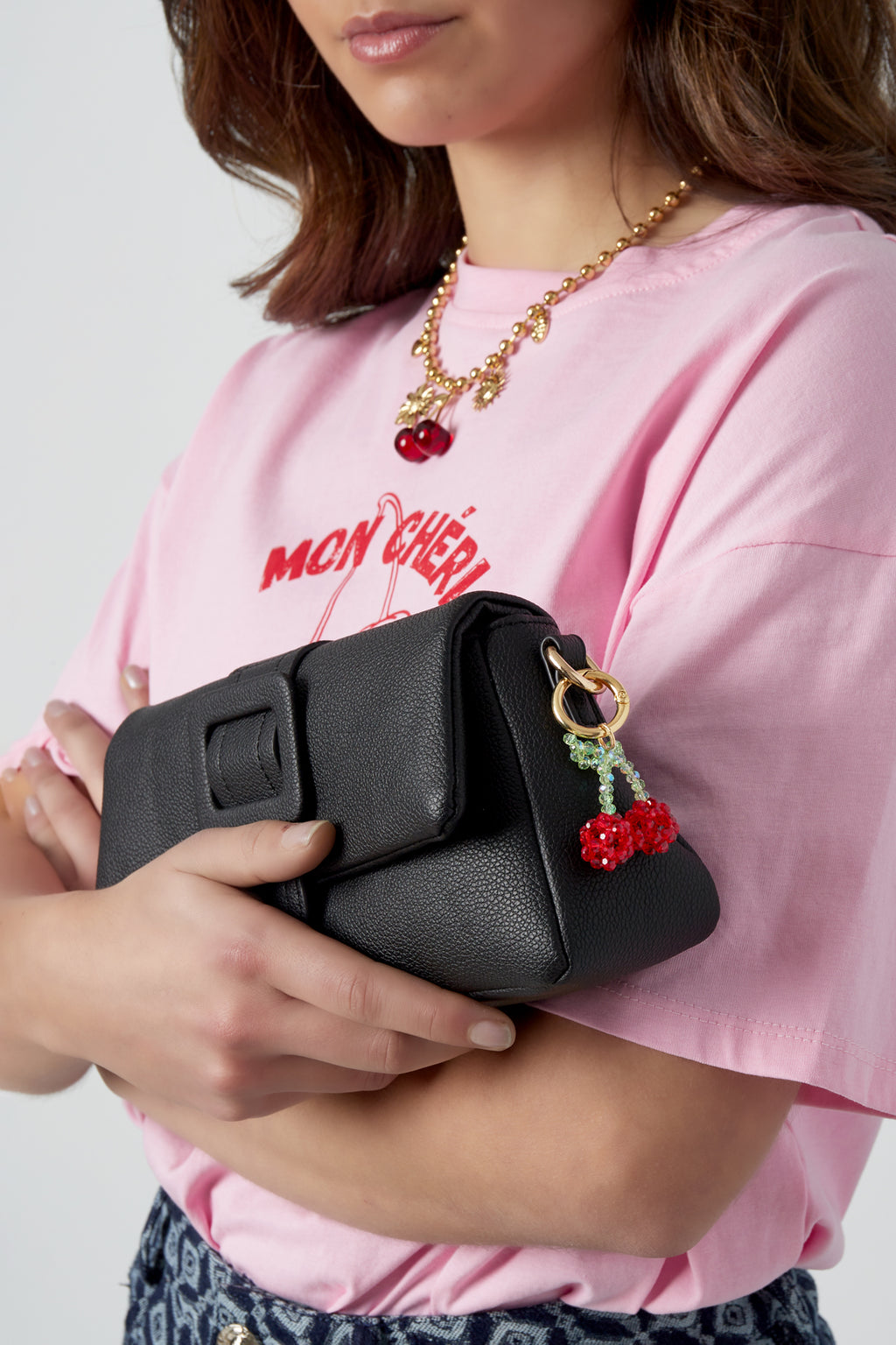 Pendentif Breloque Cerise -22814