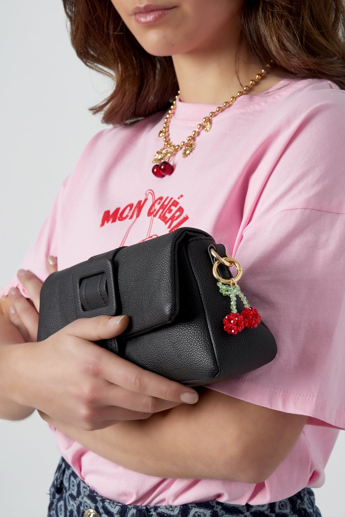 Pendentif Breloque Cerise -22814