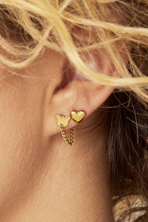 Boucles d'oreilles Bold Heart 9182