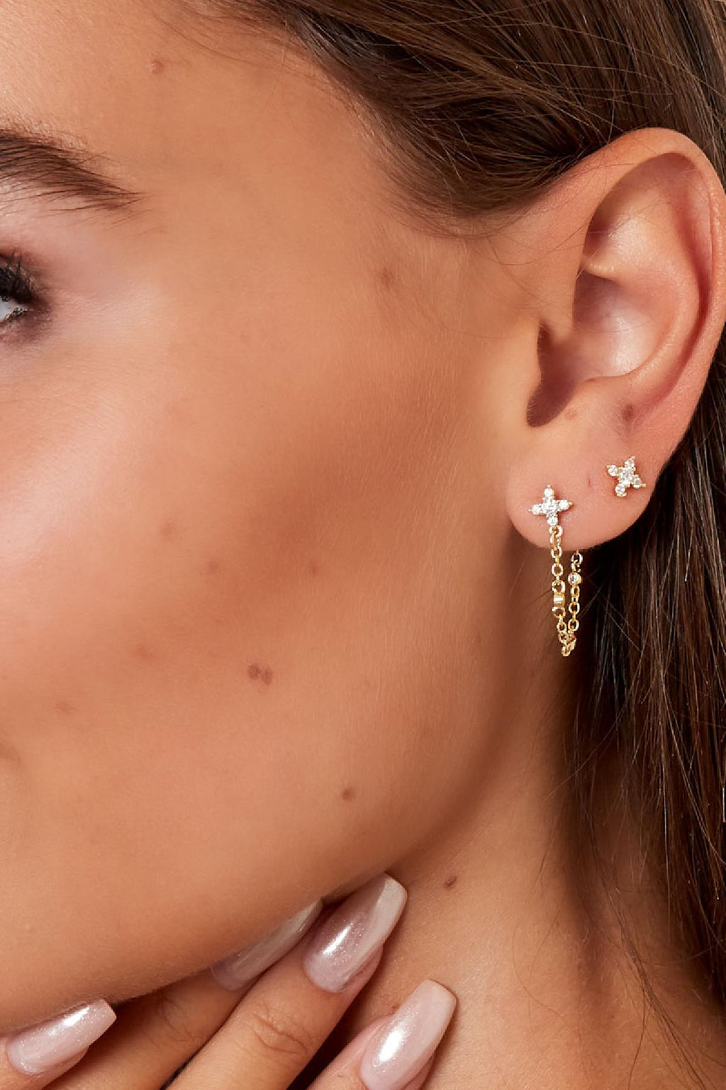 Clous d'oreilles Etoile -12122