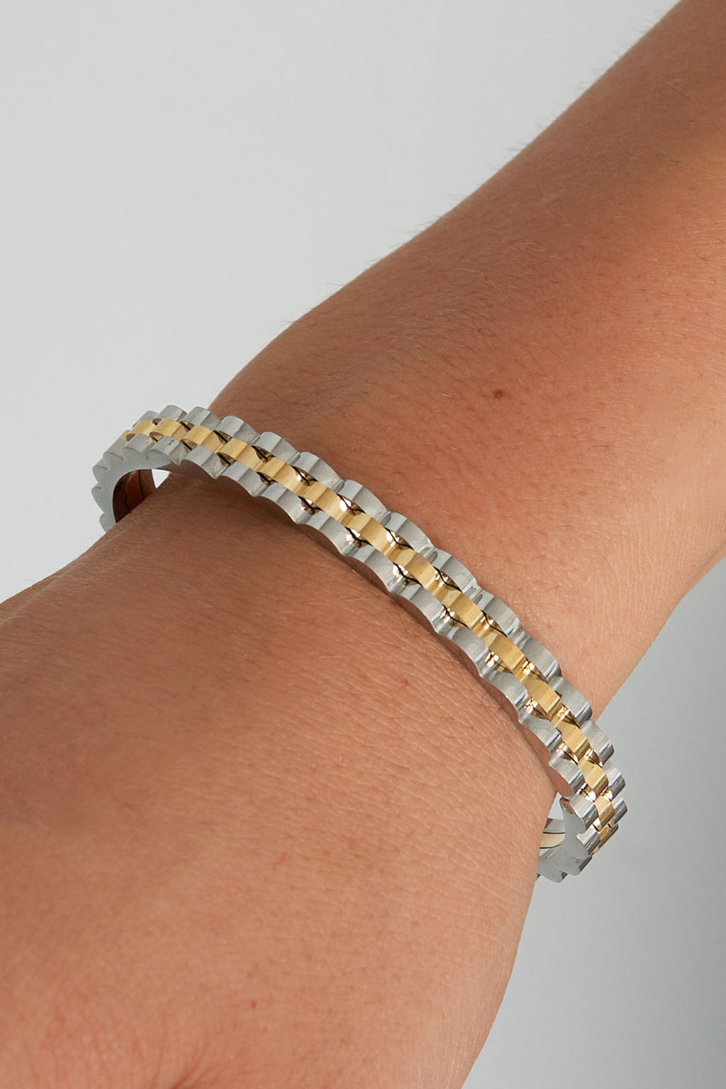 Bracelet jonc à maillons - 16345