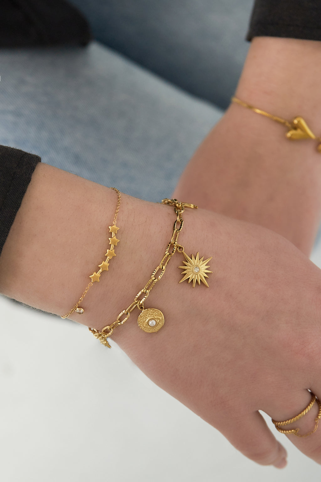 bracelet étoiles brillantes