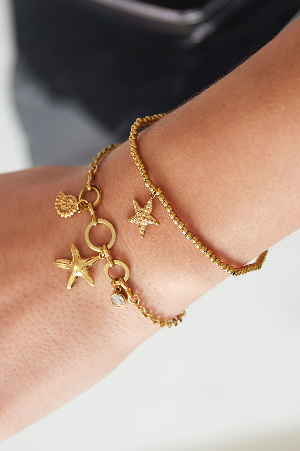 bracelet simple petite étoile de mer