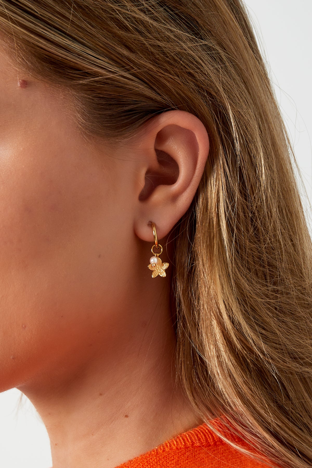 Boucles d'oreilles Fleur de Perle