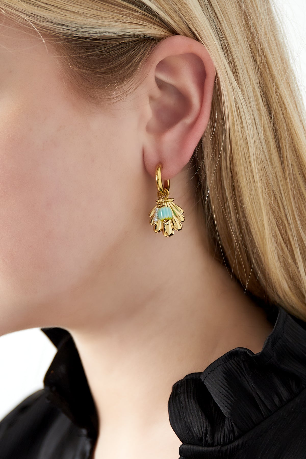 boucles d'oreilles coquillage