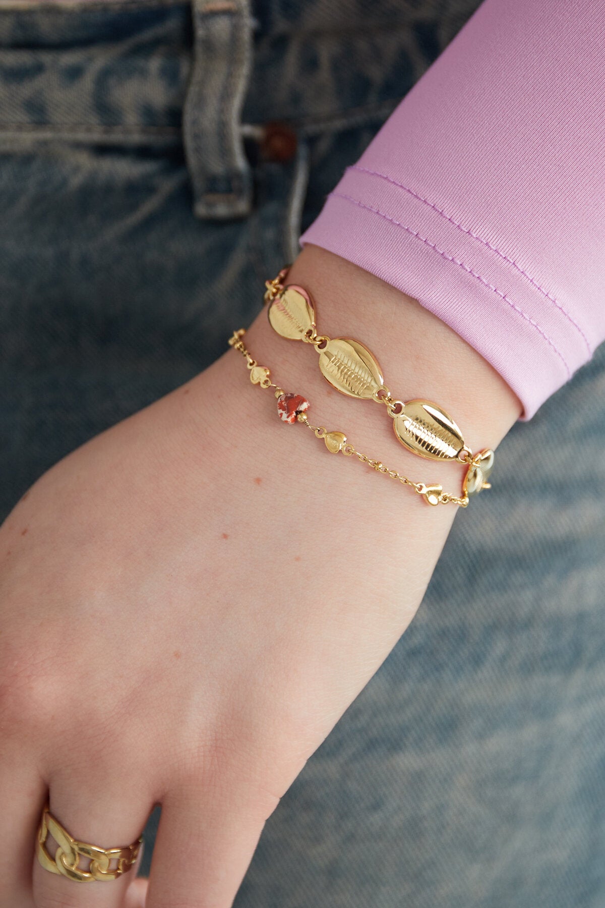 embrasse le bracelet d'amour