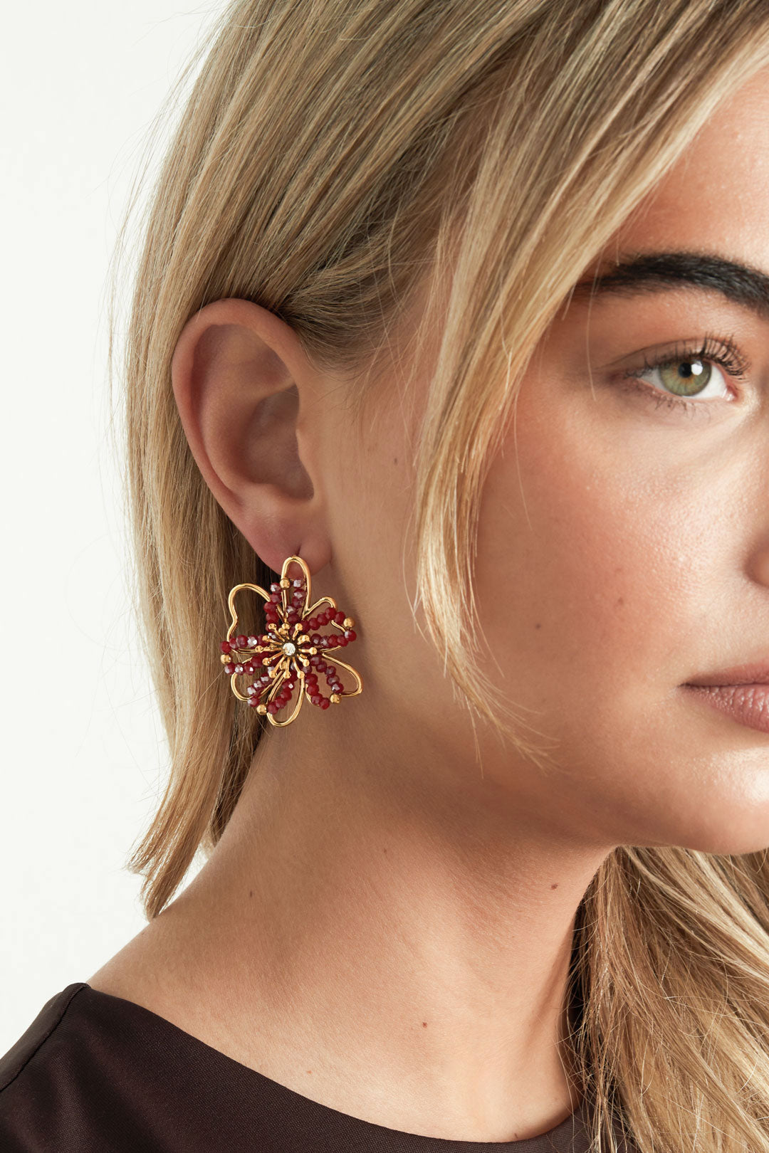 Boucles d'oreilles Fleur - 59120