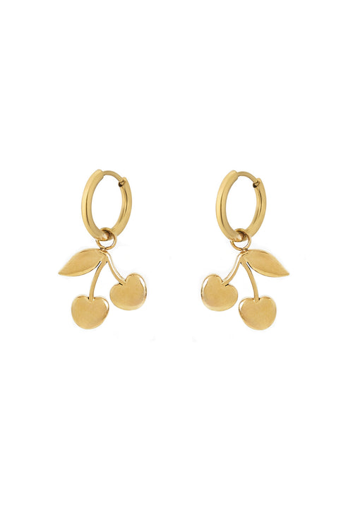 boucles d'oreilles cerises
