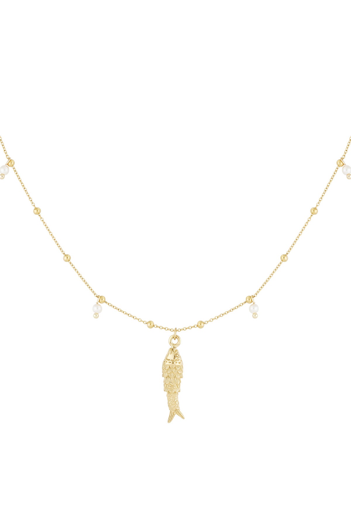 collier basique avec poisson