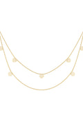 collier double coeur