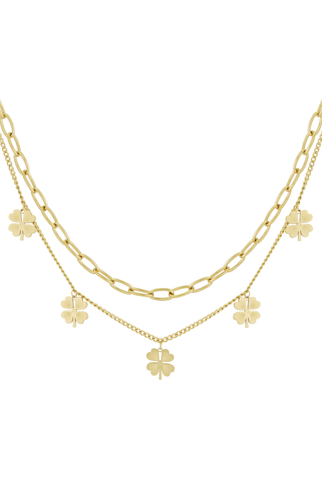 collier porte-bonheur à plusieurs niveaux