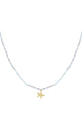 Collier étoile de mer colorée