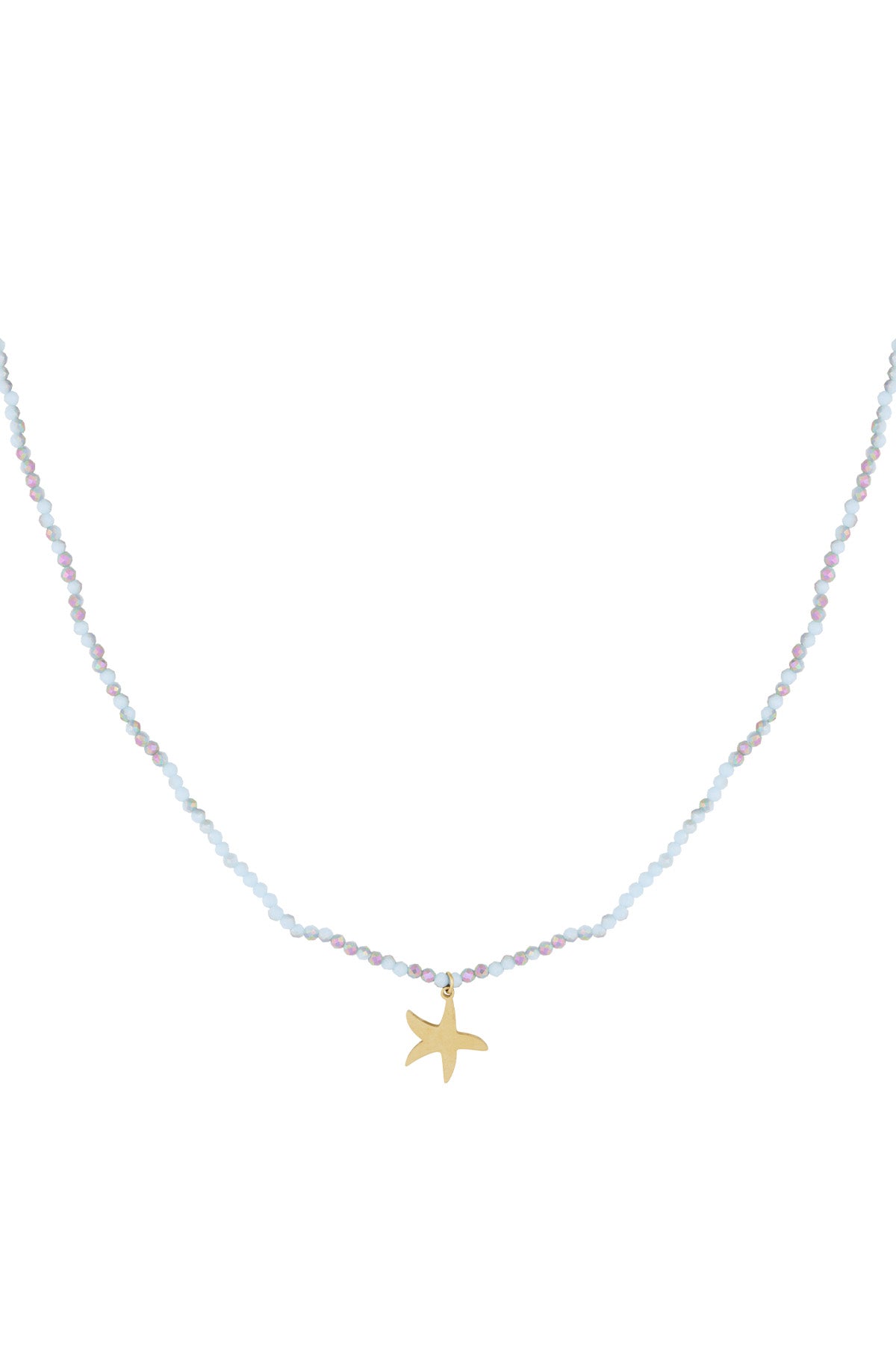 Collier étoile de mer colorée