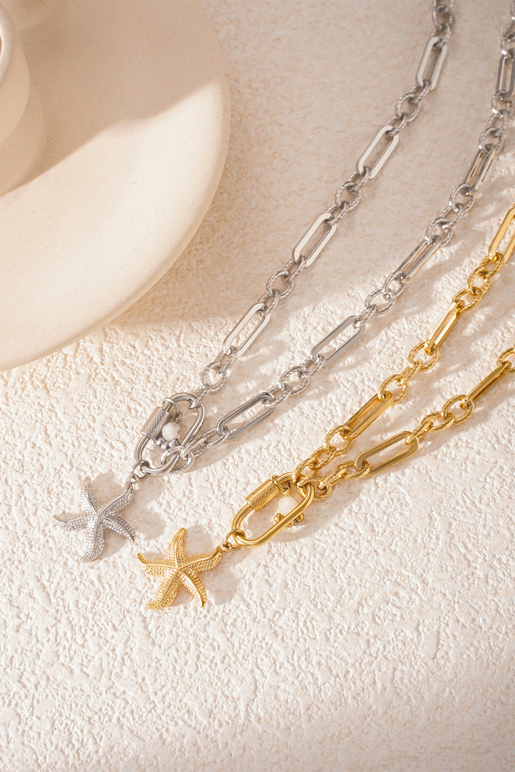 collier dîner étoile de mer