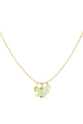 Collier bord de mer - Couleur vert et or