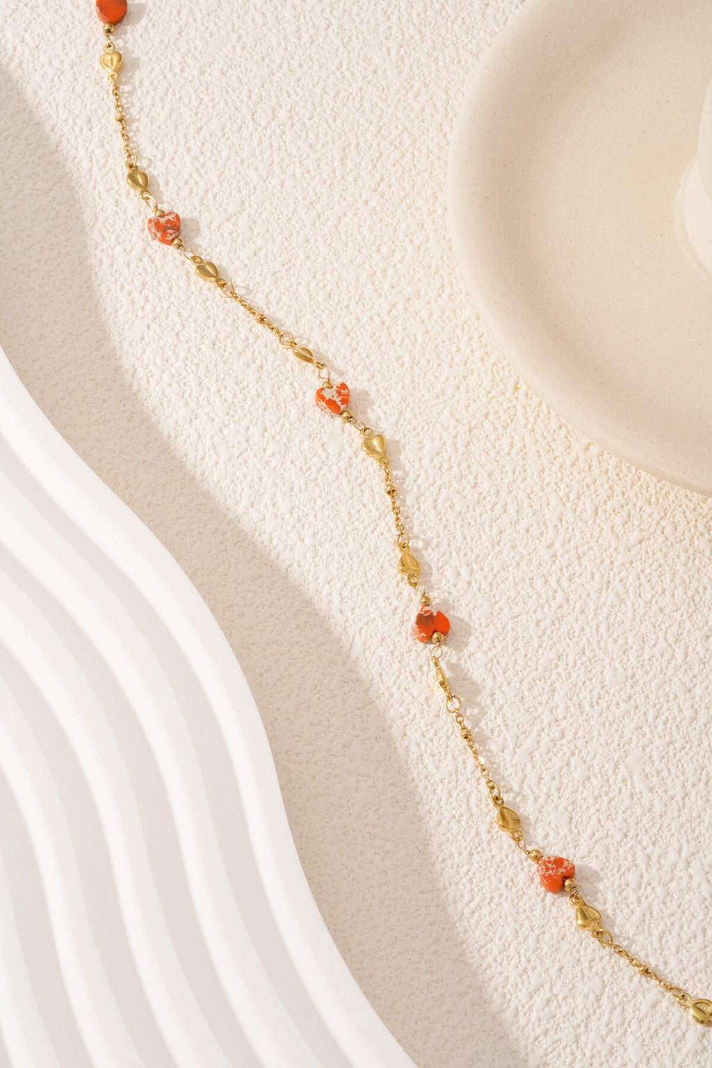 Collier Embrace the love - Couleur vert et or
