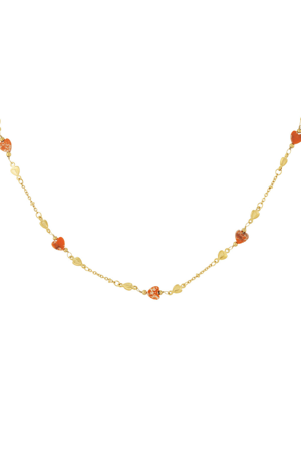 Collier Embrace the love - Couleur vert et or