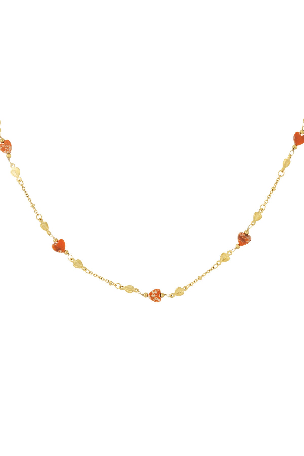 Collier Embrace the love - Couleur vert et or