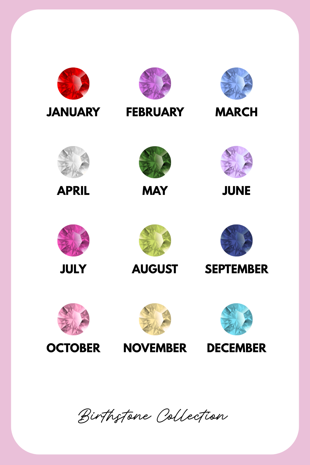 Boucle d'oreille Pierre de Naissance 50901