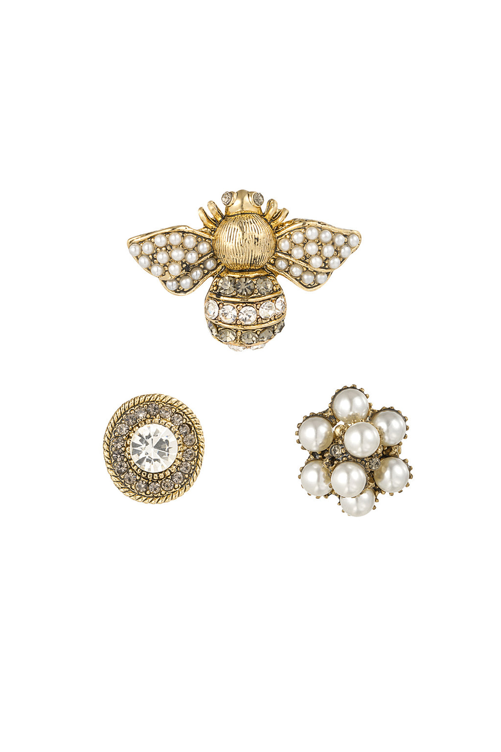 Trio de Broches Busy Bee - 18171