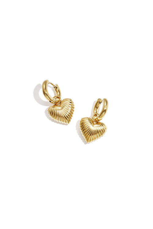 Boucles d'oreilles Cœur Rayonnant - 63672