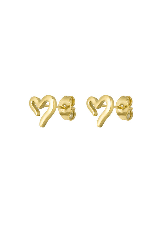 Boucles d'oreilles Cœur -17129