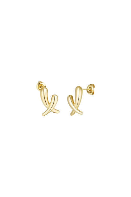 Boucles d'oreilles Croisées -17826