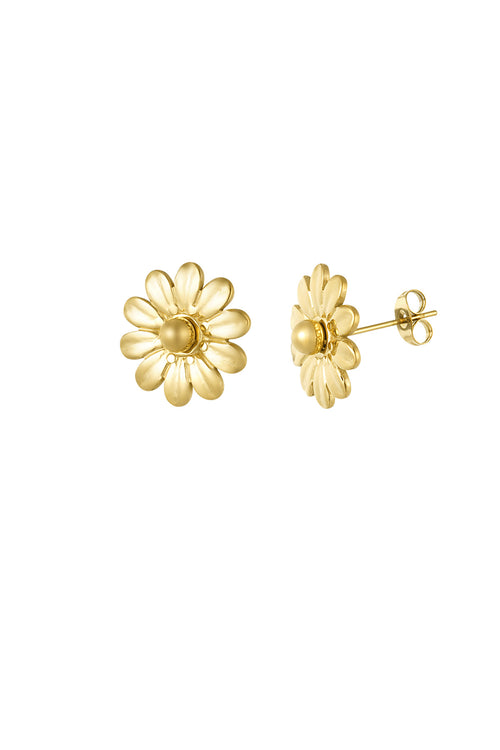 Boucles d'oreilles  Pois Fleuris -18251