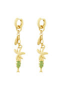 boucles d'oreilles monde marin
