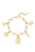 bracelet à breloques mer sauvage
