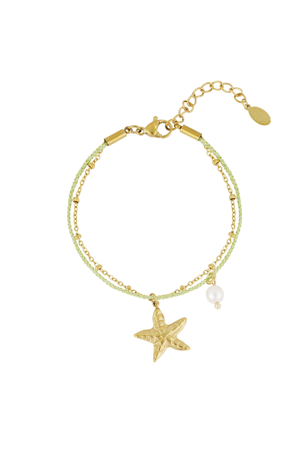 bracelet étoile de mer perle