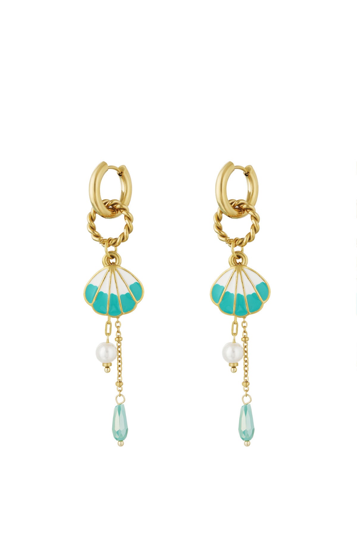 boucles d'oreilles coquillages de grande taille