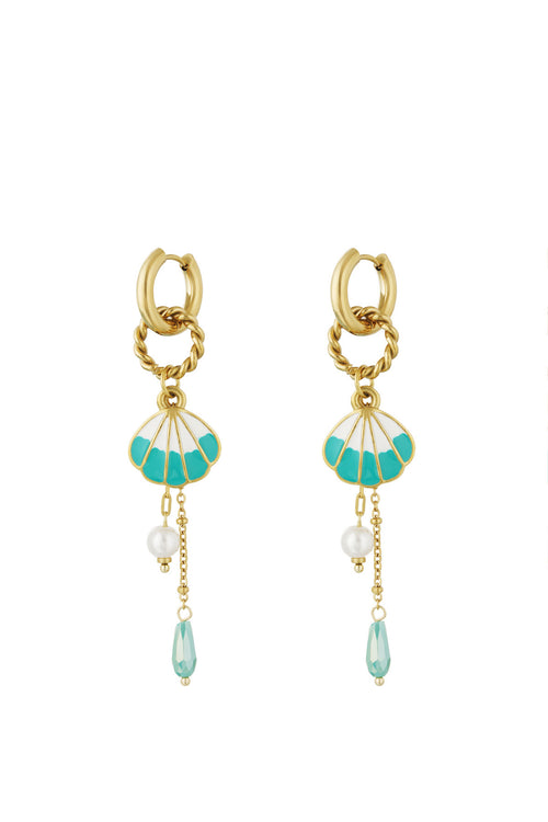 boucles d'oreilles coquillages de grande taille