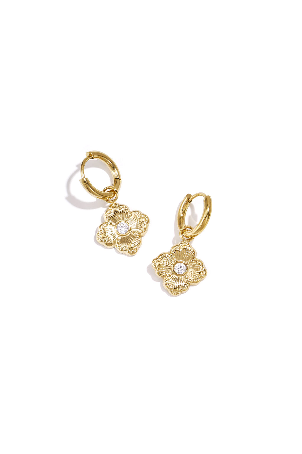 Boucles d'oreilles Trèfle - 63355
