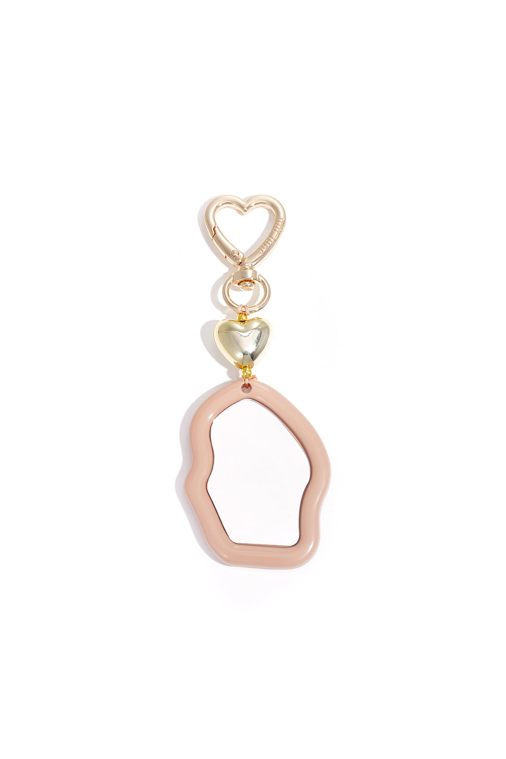 Joli porte-clés miroir cœur - 63439