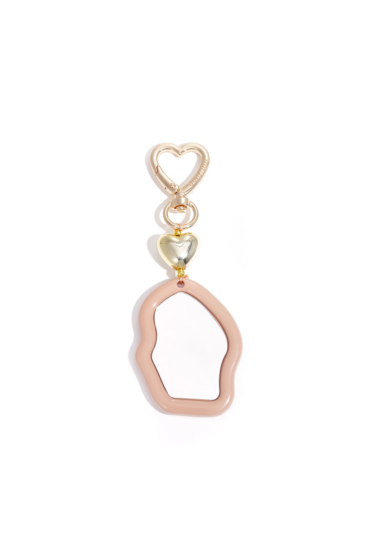 Joli porte-clés miroir cœur - 63439