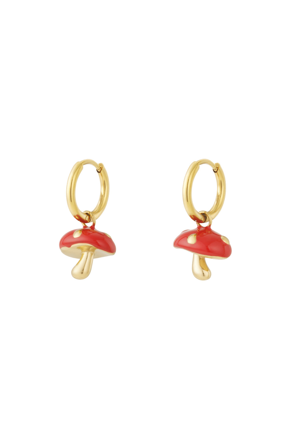 Boucles d'oreilles champignons