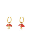 Boucles d'oreilles champignons