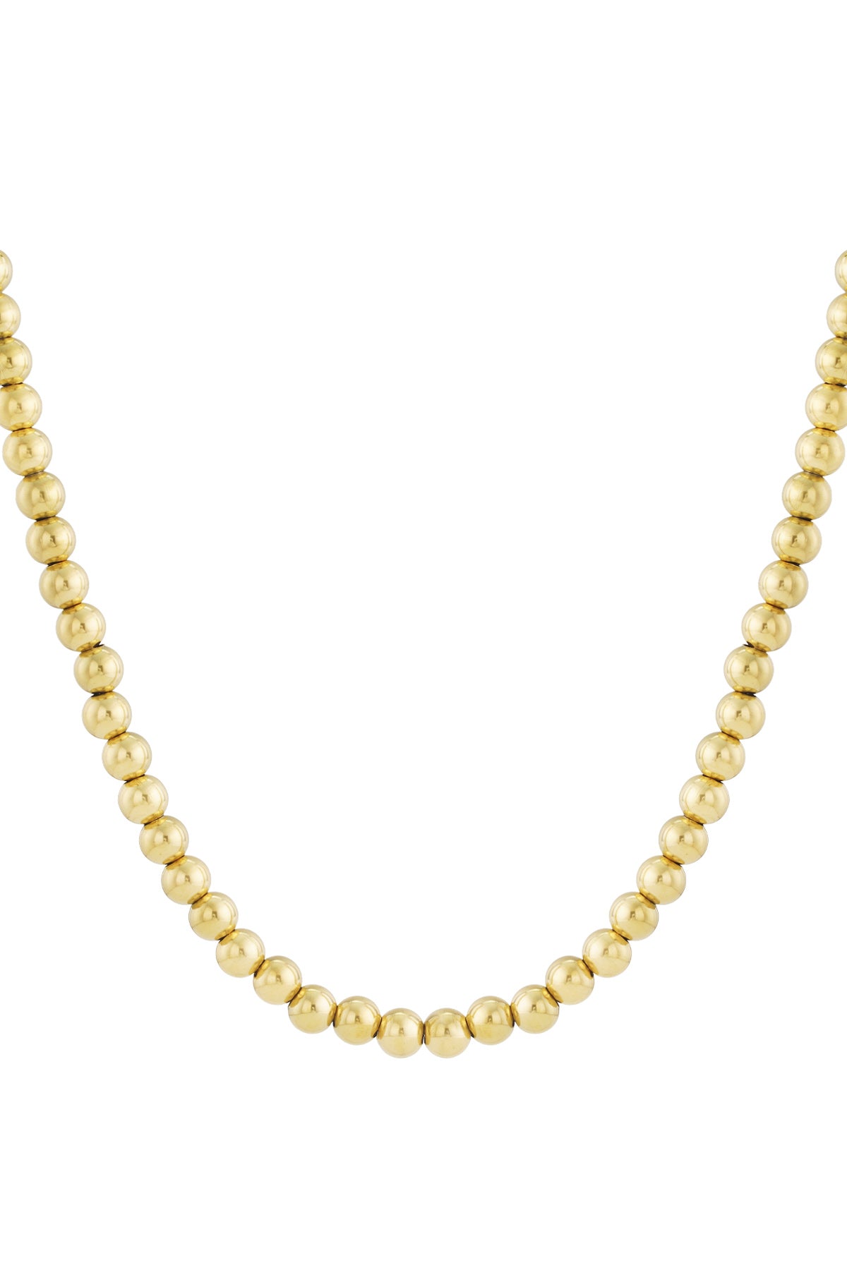 Collier de perles creuses -10mm