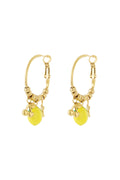 Boucles d'oreilles citron et cerise