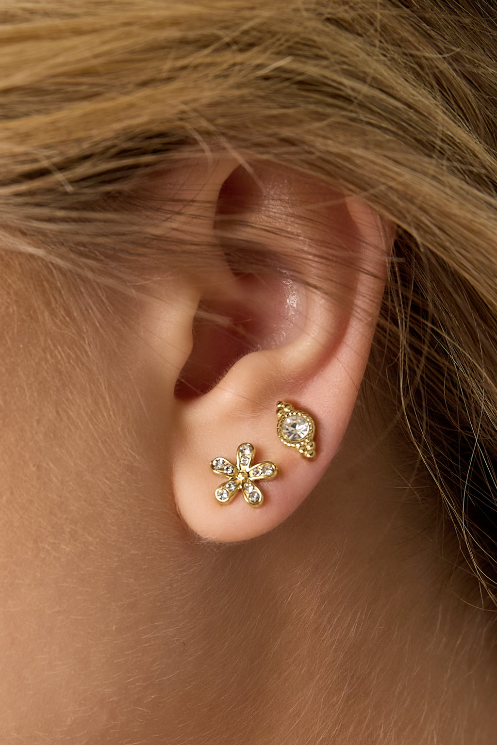 Boucles d'oreilles Puces 63054