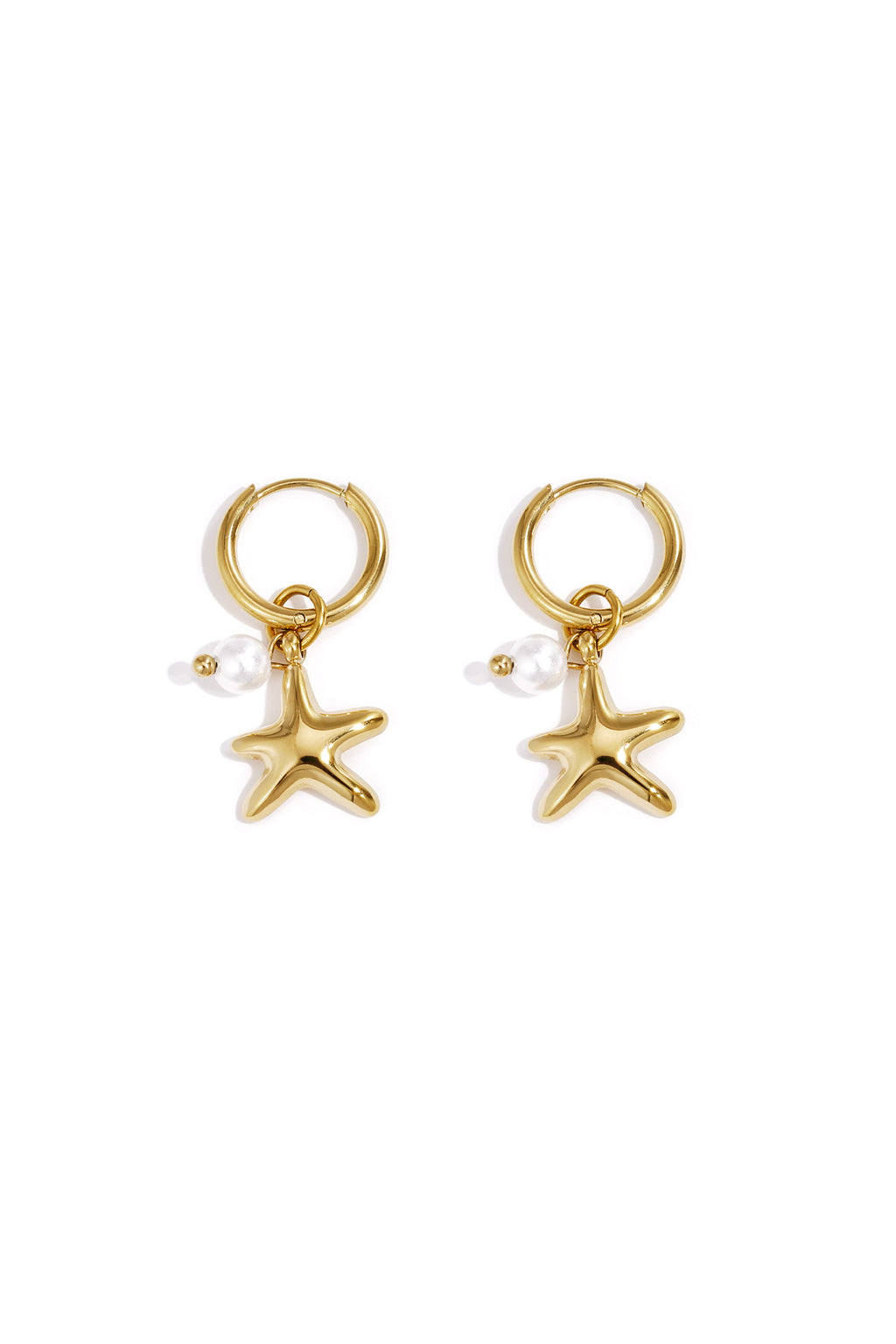 boucles d'oreilles étoile de mer