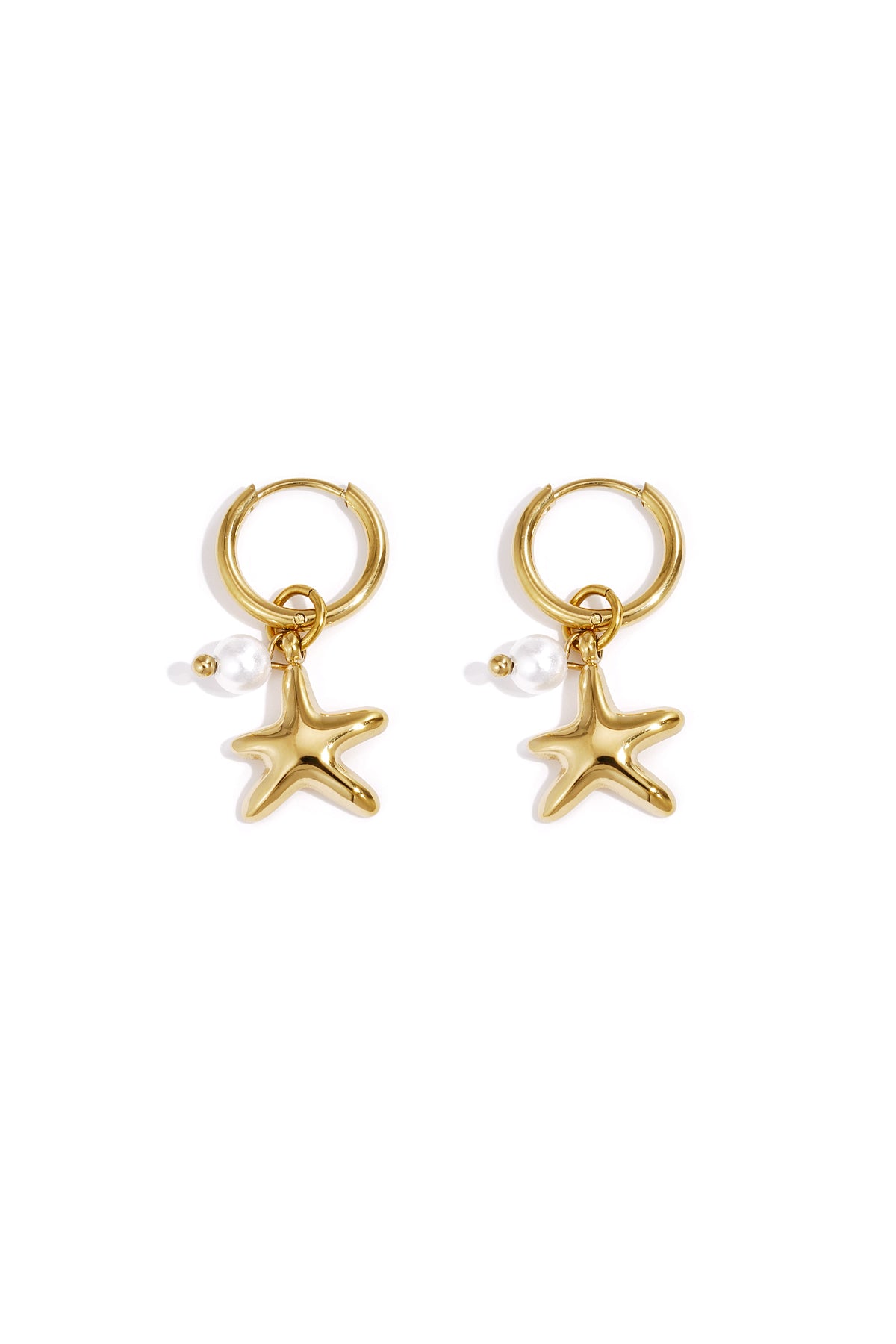boucles d'oreilles étoile de mer