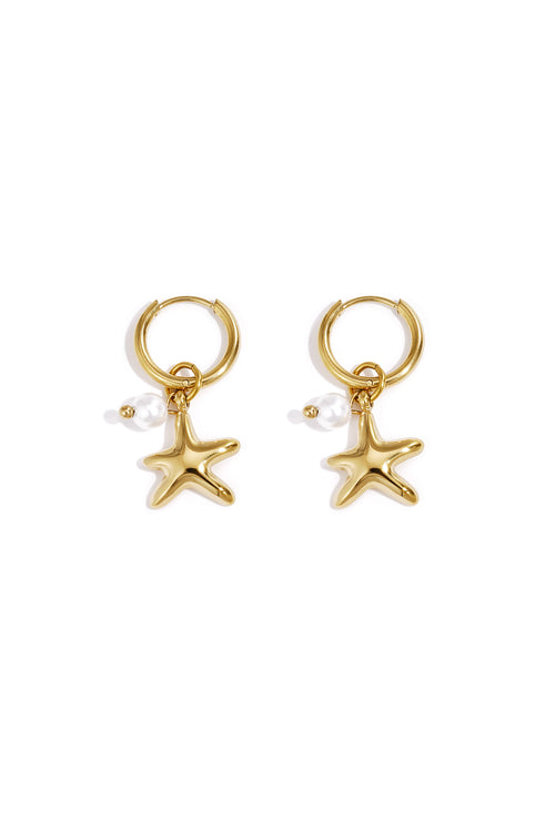 boucles d'oreilles étoile de mer